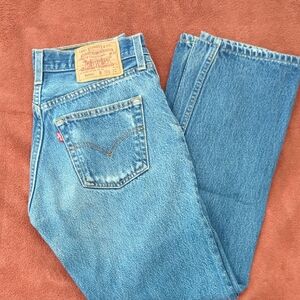 Levi's 501's Button Fly Men's Classic Straight Blue Jeans